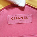 CHANEL Matelasse Chain Shoulder Bag Lamb Skin Yellow Gold CC Auth 179803SAV-22