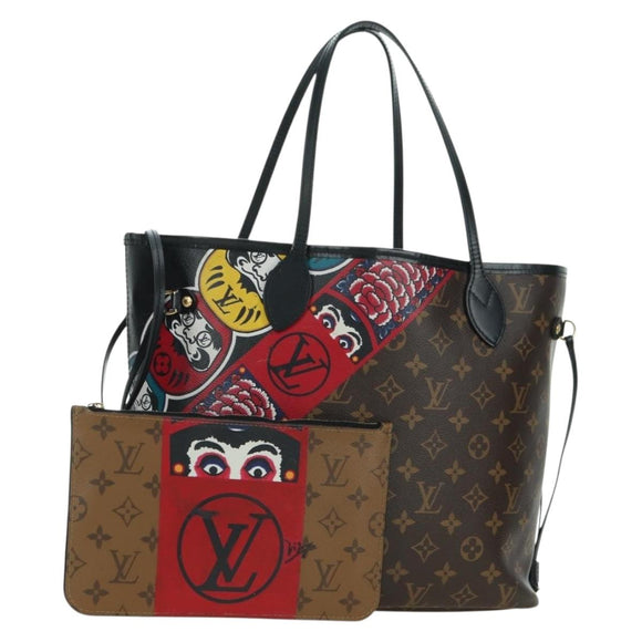 LOUIS VUITTON Monogram Yamamoto Hirosai Neverfull MM Bag M43499 LV Auth 179812SM