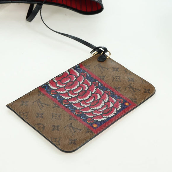 LOUIS VUITTON Monogram Yamamoto Hirosai Neverfull MM Bag M43499 LV Auth 179812SM