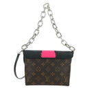 LOUIS VUITTON Yamamoto Hirosai Pochette Kabuki Mask Bag M43532 LV Auth 179813SM-2