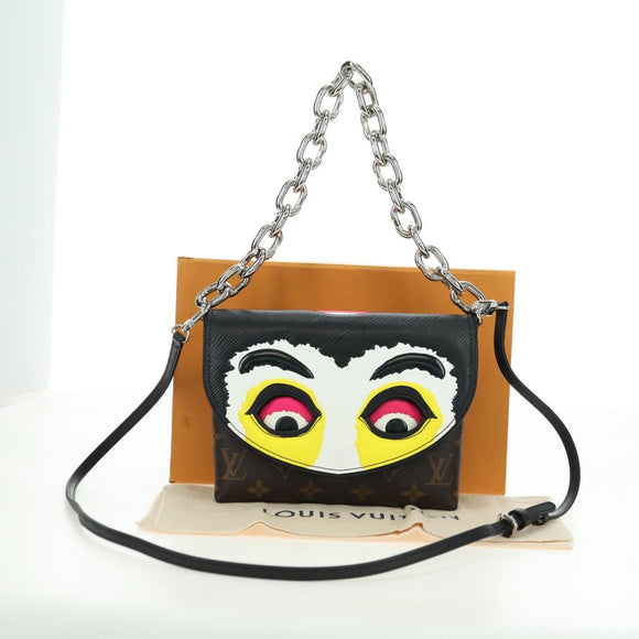 LOUIS VUITTON Yamamoto Hirosai Pochette Kabuki Mask Bag M43532 LV Auth 179813SM