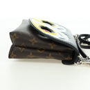 LOUIS VUITTON Yamamoto Hirosai Pochette Kabuki Mask Bag M43532 LV Auth 179813SM-4