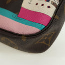 LOUIS VUITTON Monogram Mini Pochette Accessoires Pouch M62141 LV Auth 179814M-15