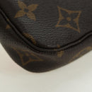 LOUIS VUITTON Monogram Mini Pochette Accessoires Pouch M62141 LV Auth 179814M-16