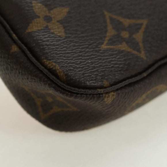 LOUIS VUITTON Monogram Mini Pochette Accessoires Pouch M62141 LV Auth 179814M