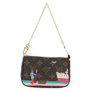 LOUIS VUITTON Monogram Mini Pochette Accessoires Pouch M62141 LV Auth 179814M-13