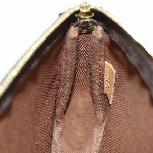 LOUIS VUITTON Monogram Mini Pochette Accessoires Pouch M62141 LV Auth 179814M