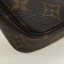 LOUIS VUITTON Monogram Mini Pochette Accessoires Pouch M62141 LV Auth 179815M-16