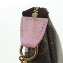 LOUIS VUITTON Monogram Mini Pochette Accessoires Pouch M62141 LV Auth 179815M-18