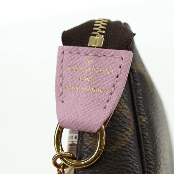 LOUIS VUITTON Monogram Mini Pochette Accessoires Pouch M62141 LV Auth 179815M