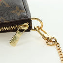 LOUIS VUITTON Monogram Mini Pochette Accessoires Pouch M62141 LV Auth 179815M-21