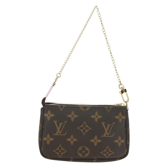 LOUIS VUITTON Monogram Mini Pochette Accessoires Pouch M62141 LV Auth 179815M