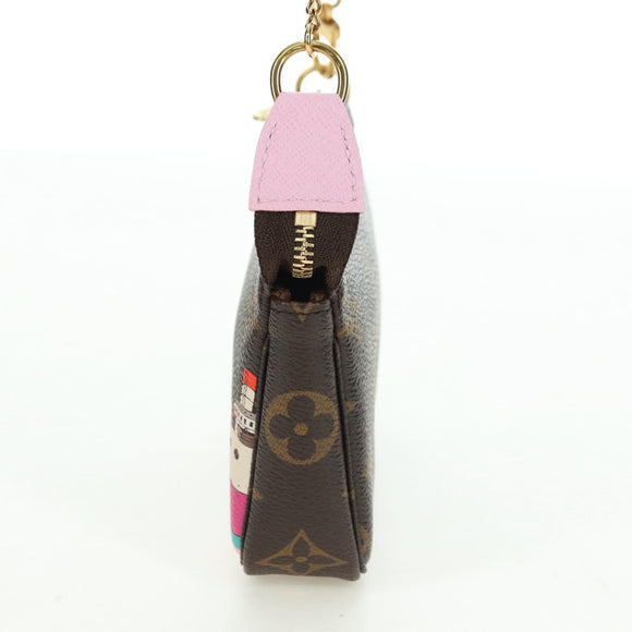 LOUIS VUITTON Monogram Mini Pochette Accessoires Pouch M62141 LV Auth 179815M