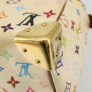 LOUIS VUITTON Monogram Multicolor Speedy 30 Bag White M92643 LV Auth 179817-17