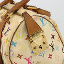 LOUIS VUITTON Monogram Multicolor Speedy 30 Bag White M92643 LV Auth 179817-18
