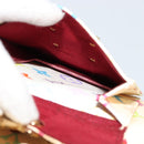 LOUIS VUITTON Monogram Multicolor Speedy 30 Bag White M92643 LV Auth 179817-22