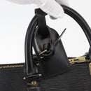 LOUIS VUITTON Epi Keepall 45 Boston Bag Black M42972 LV Auth 179819A-10