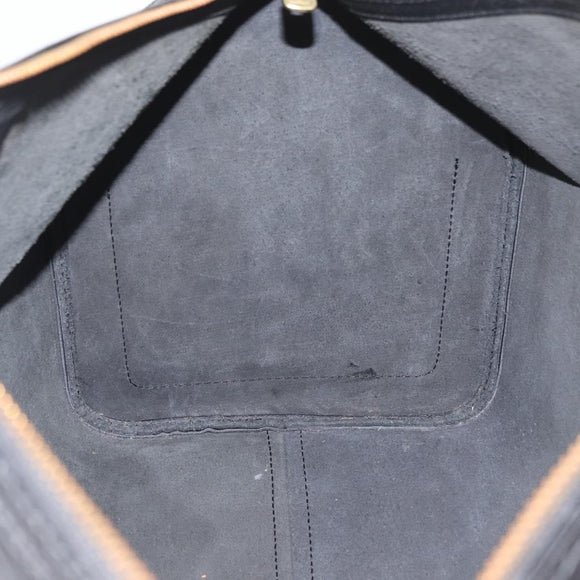 LOUIS VUITTON Epi Keepall 45 Boston Bag Black M42972 LV Auth 179819A