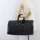 LOUIS VUITTON Epi Keepall 45 Boston Bag Black M42972 LV Auth 179819A-21