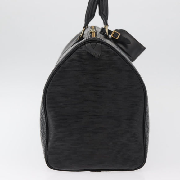 LOUIS VUITTON Epi Keepall 45 Boston Bag Black M42972 LV Auth 179819A