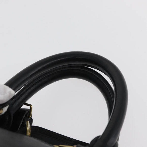 LOUIS VUITTON Epi Keepall 45 Boston Bag Black M42972 LV Auth 179819A