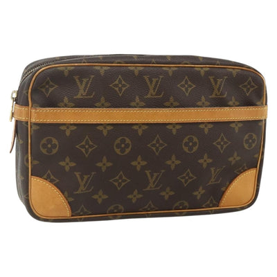 LOUIS VUITTON Monogram Compiegne 28 Clutch Bag M51845 LV Auth 179831