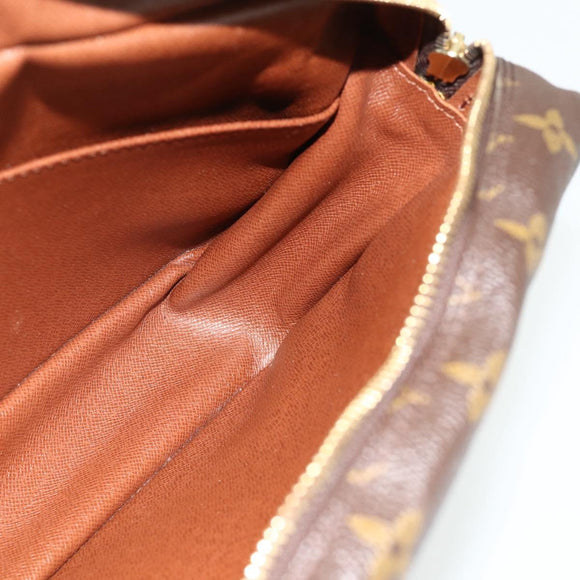 LOUIS VUITTON Monogram Compiegne 28 Clutch Bag M51845 LV Auth 179831