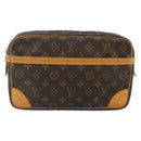 LOUIS VUITTON Monogram Compiegne 28 Clutch Bag M51845 LV Auth 179831-13