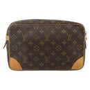LOUIS VUITTON Monogram Compiegne 28 Clutch Bag M51845 LV Auth 179831-2