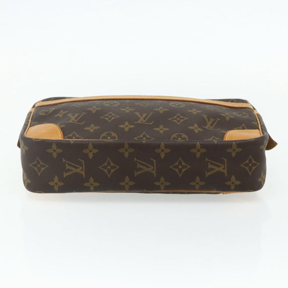 LOUIS VUITTON Monogram Compiegne 28 Clutch Bag M51845 LV Auth 179831