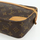 LOUIS VUITTON Monogram Compiegne 28 Clutch Bag M51845 LV Auth 179831-7