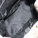 Salvatore Ferragamo Gancini Backpack Suede Gray Gold Auth 179844-20