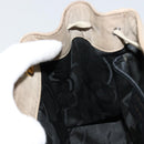 Salvatore Ferragamo Gancini Backpack Suede Gray Gold Auth 179844-22