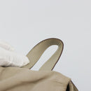 Salvatore Ferragamo Gancini Backpack Suede Gray Gold Auth 179844-8