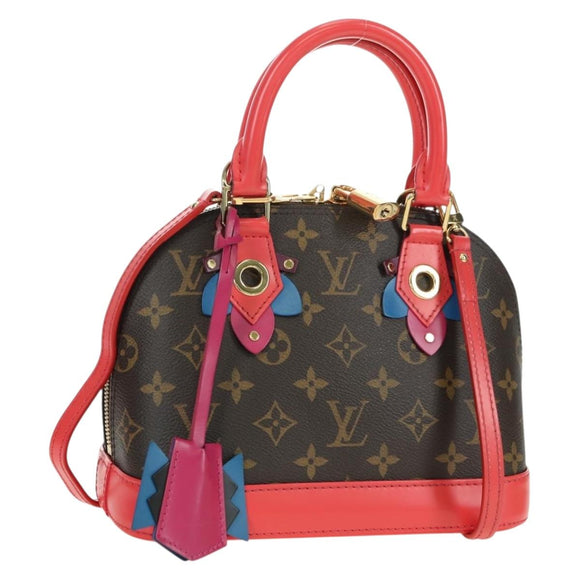 LOUIS VUITTON Monogram Totem Alma BB Hand Bag Red M41659 LV Auth 179848SAV
