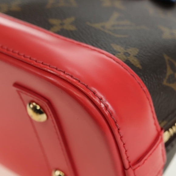 LOUIS VUITTON Monogram Totem Alma BB Hand Bag Red M41659 LV Auth 179848SAV