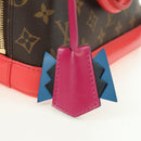 LOUIS VUITTON Monogram Totem Alma BB Hand Bag Red M41659 LV Auth 179848SAV-21