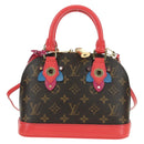 LOUIS VUITTON Monogram Totem Alma BB Hand Bag Red M41659 LV Auth 179848SAV-13
