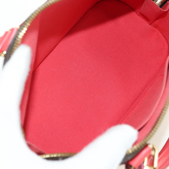 LOUIS VUITTON Monogram Totem Alma BB Hand Bag Red M41659 LV Auth 179848SAV