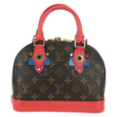 LOUIS VUITTON Monogram Totem Alma BB Hand Bag Red M41659 LV Auth 179848SAV-2
