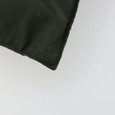 PRADA Tote Bag Nylon Khaki Silber Auth 179851-10