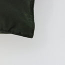 PRADA Tote Bag Nylon Khaki Silber Auth 179851-12