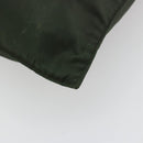 PRADA Tote Bag Nylon Khaki Silber Auth 179851-13