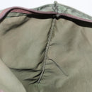 PRADA Tote Bag Nylon Khaki Silber Auth 179851-19