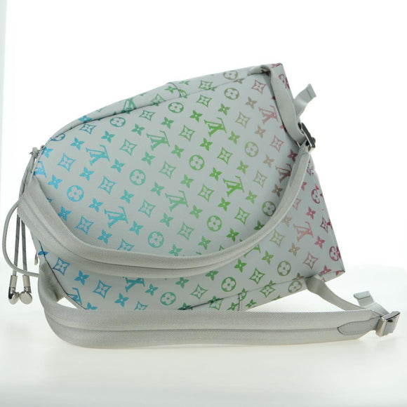 LOUIS VUITTON Monogram Iridescent Discovery Backpack Gray M14184 Auth 179853SAM