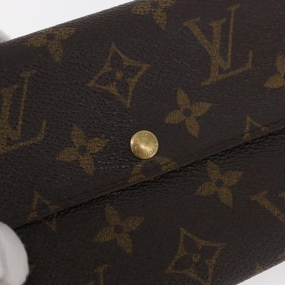 LOUIS VUITTON Monogram Pochette Porte Monnaie Credit Wallet M61725 Auth 179854