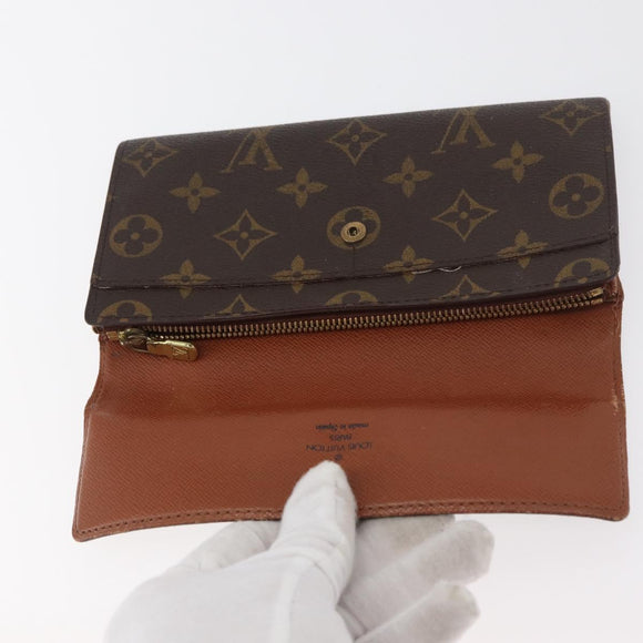 LOUIS VUITTON Monogram Pochette Porte Monnaie Credit Wallet M61725 Auth 179854