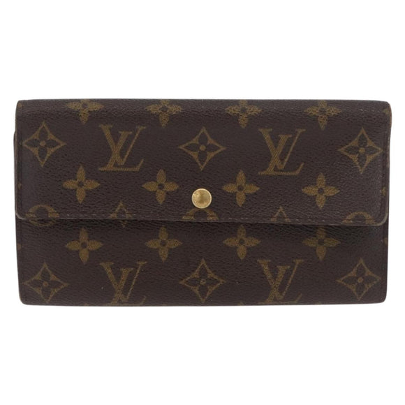 LOUIS VUITTON Monogram Pochette Porte Monnaie Credit Wallet M61725 Auth 179854