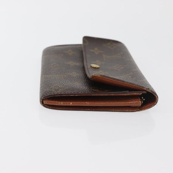 LOUIS VUITTON Monogram Pochette Porte Monnaie Credit Wallet M61725 Auth 179854