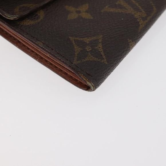 LOUIS VUITTON Monogram Pochette Porte Monnaie Credit Wallet M61725 Auth 179854